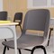 Flash Furniture 661 lb. Capacity Gray Stack Chairs-Black Frame, 5PK 5-RUT-16-PDR-GY-GG - alternate 10